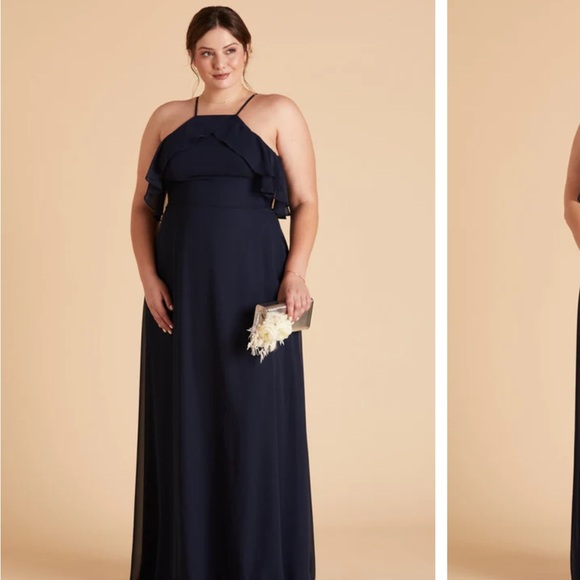 Birdy Grey- Jules Dress- Chiffon Navy - Picture 2 of 5